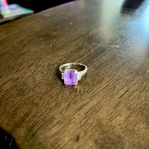 Amethyst cocktail ring